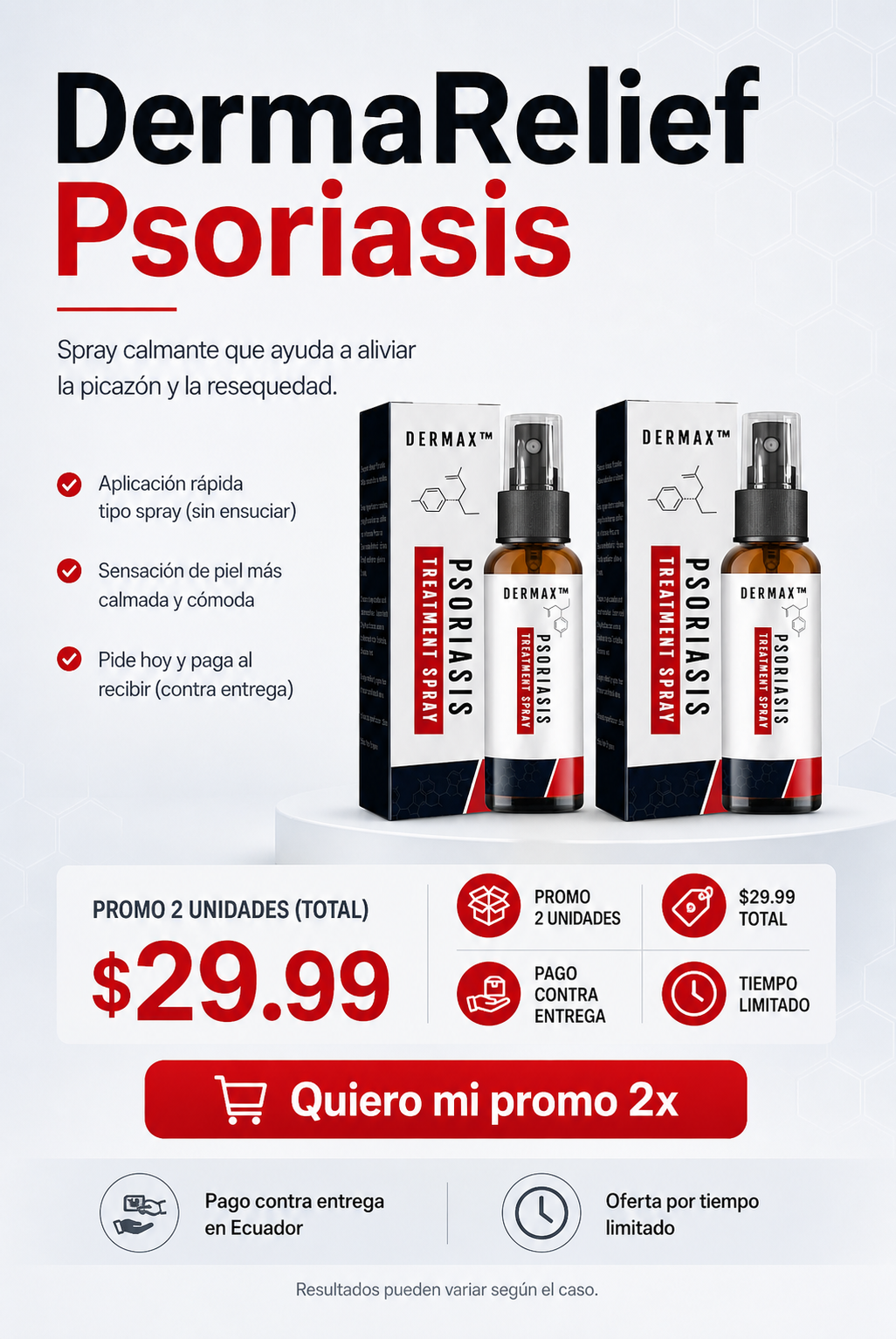 DermaRelief Spray Psoriasis x2 Und